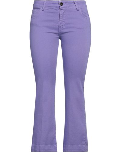 SIMONA CORSELLINI Trouser - Purple