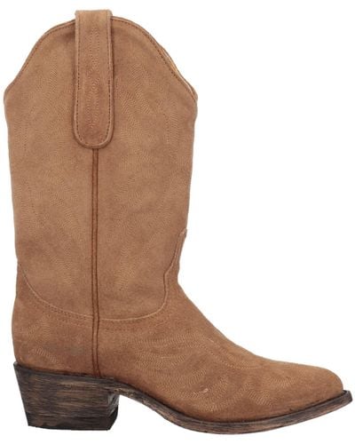 Mexicana Ankle Boots - Natural