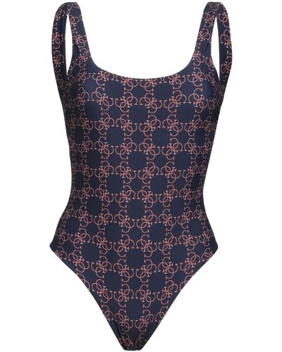 GUESS One-Piece Logo Swimsuit - Macy's