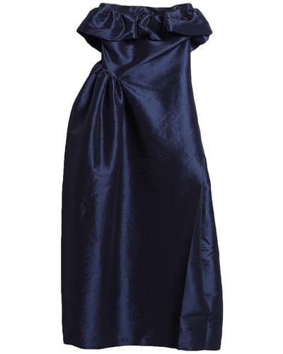 Kika Vargas Midi Dress - Blue