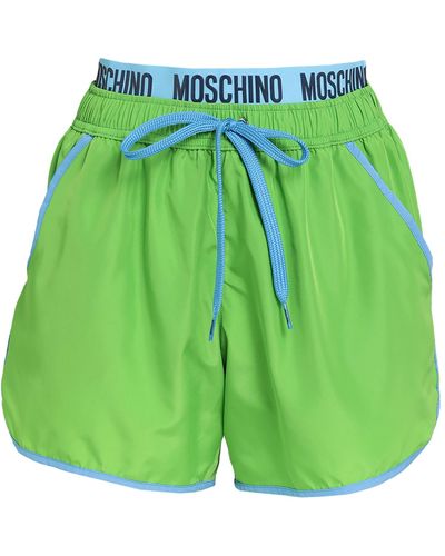 Moschino Pantaloni Da Mare - Verde