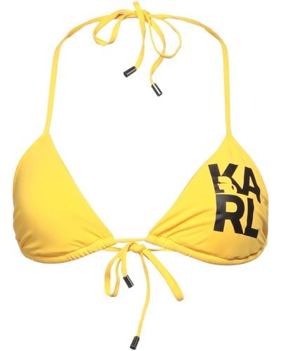 Karl Lagerfeld Bikini Top - Yellow