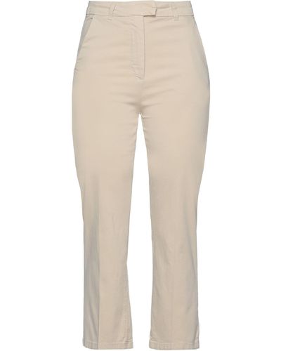 MAX&Co. Pants Cotton, Elastane - Natural