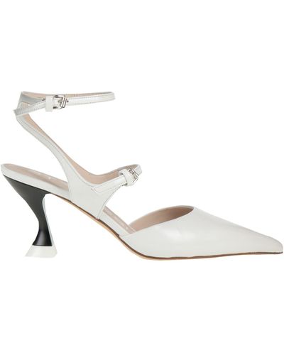 Strategia Court Shoes - White