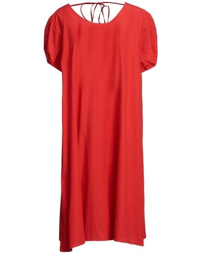 American Vintage Midi-Kleid - Rot