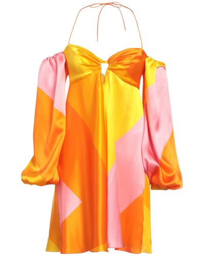 Raquel Diniz Mini Dress - Orange