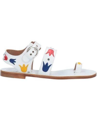 Laurence Dacade Toe Post Sandals - White