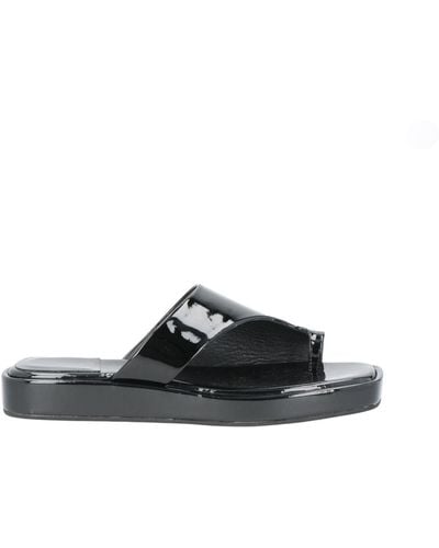 Jeffrey Campbell Toe Post Sandals - Black