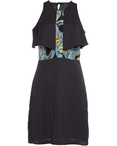 Versace Midi Dress Silk, Polyester - Black