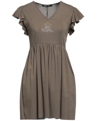 Odi Et Amo Mini Dress - Gray
