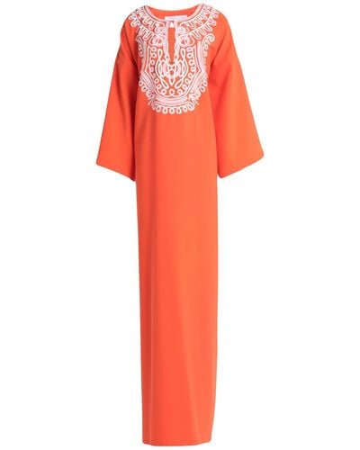Carolina Herrera Langes Kleid - Orange