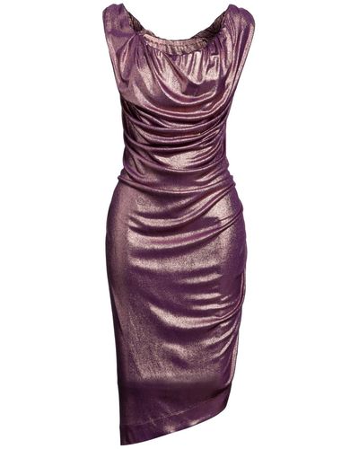 Vivienne Westwood Midi Dress - Purple