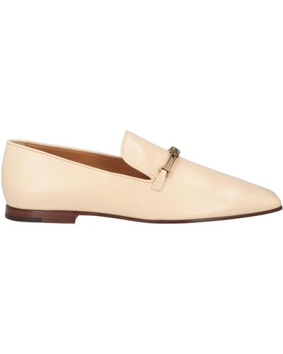 Tod's Blush Loafers Leather - Natural