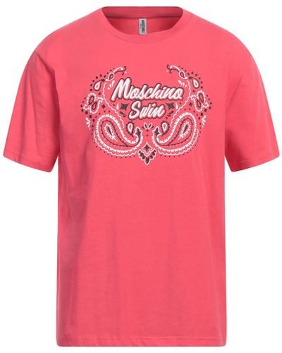 Moschino T-Shirt Cotton, Elastane - Pink