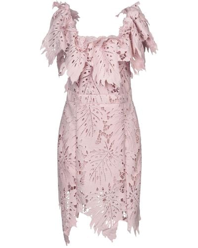 WEILI ZHENG Mini Dress - Pink