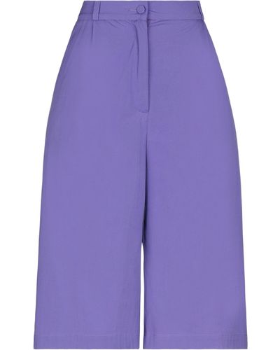 Suoli Cropped Trousers - Purple