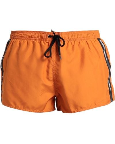 Emporio Armani Swim Trunks - Orange