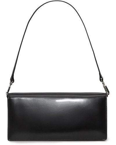 COS Minimal Shoulder Bag - Leather - Black