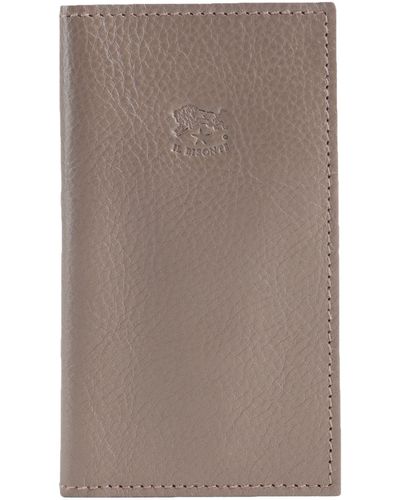 Il Bisonte Dove Document Holder Soft Leather - Brown