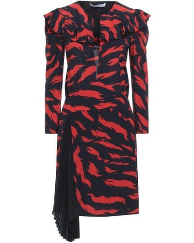 Givenchy Midnight Mini Dress Silk, Polyester - Red
