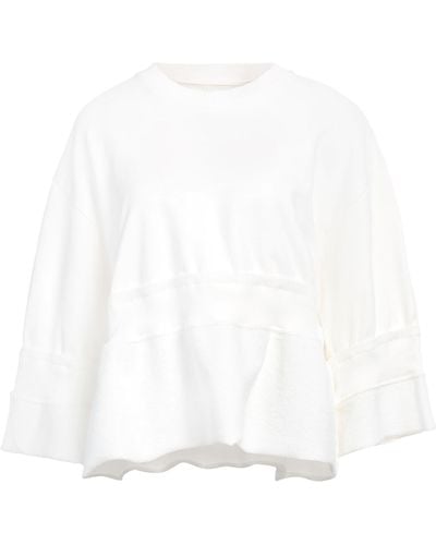 MM6 by Maison Martin Margiela Sweat-shirt - Blanc