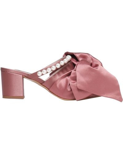 Mother Of Pearl Mules & Clogs - Pink