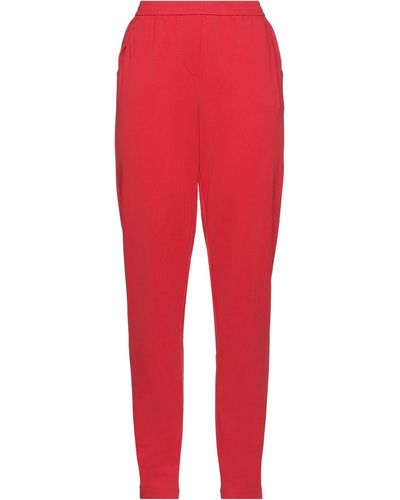 MARC AUREL Pants - Red