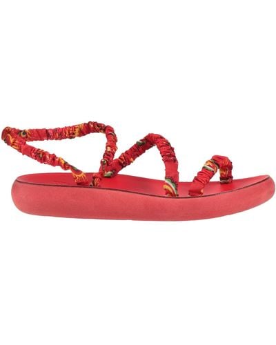 Ancient Greek Sandals Sandalias - Rojo