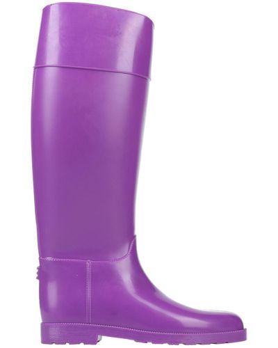Divine Follie Knee Boots - Purple