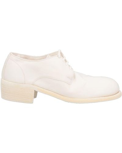 Guidi Lace-up Shoes - Natural