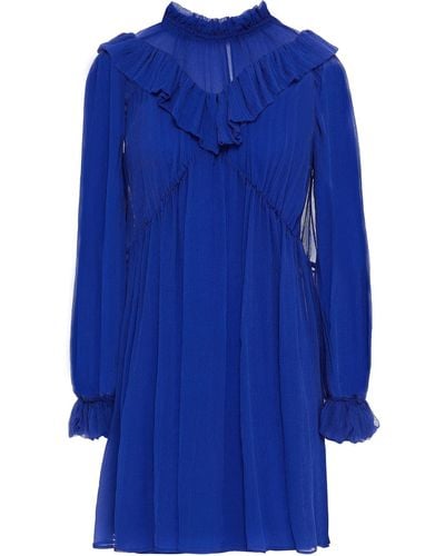 MSGM Robe courte - Bleu
