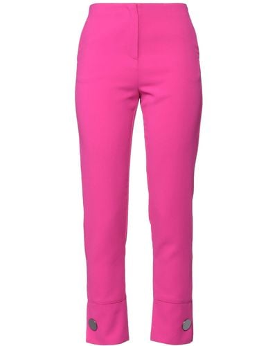 Armani Exchange Mauve Trousers Polyester - Pink
