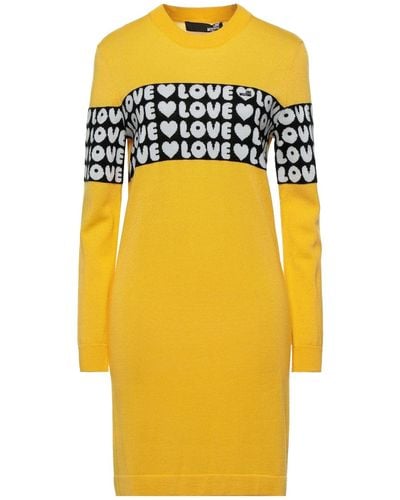 Love Moschino Mini-Kleid - Gelb