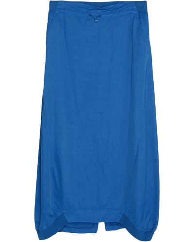 European Culture Maxi Skirt - Blue