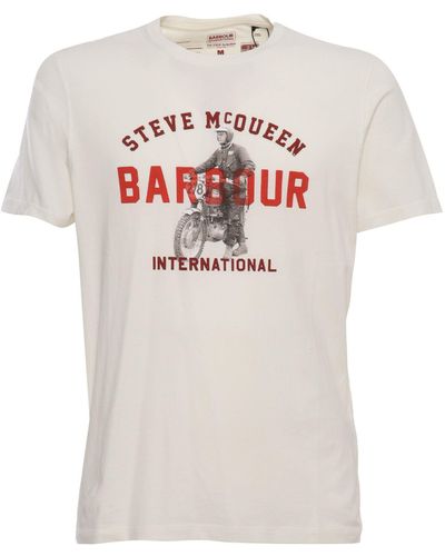 Barbour T-shirts - Weiß