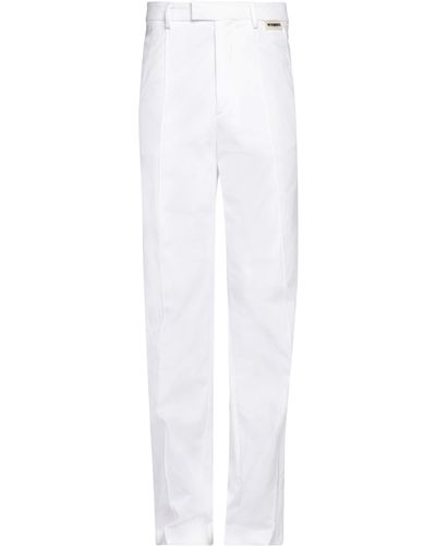 Vetements Trousers - White