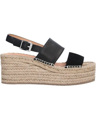 Rag & Bone Edie 75 Espadrille Wedge Sandals - Black