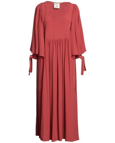 Semicouture Midi Dress - Red