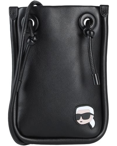 Karl Lagerfeld Bolso con bandolera - Negro