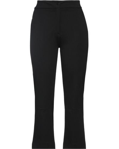 D.exterior Cropped Trousers - Black