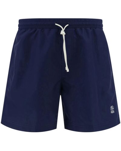 Brunello Cucinelli Short de bain - Bleu