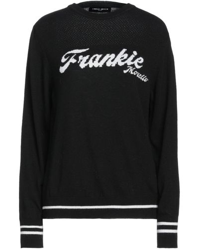 Frankie Morello Sweater Viscose, Merino Wool, Polyamide, Cashmere - Black