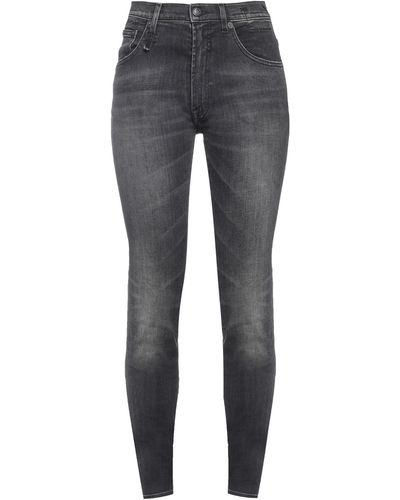 R13 Pantaloni Jeans - Grigio
