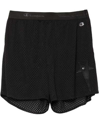 Rick Owens X Champion Shorts & Bermuda Shorts - Black