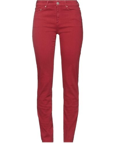 Care Label Trouser - Red