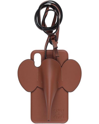 Loewe Covers & Cases Leather, Polyamide, Polyurethane - Brown