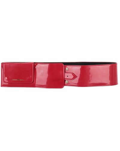 Emporio Armani Cinturón - Rojo