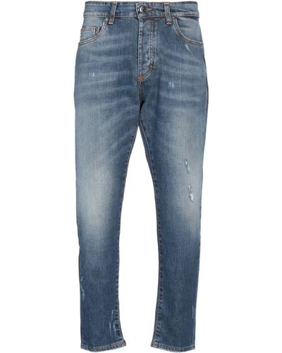 Low Brand Pantalon en jean - Bleu