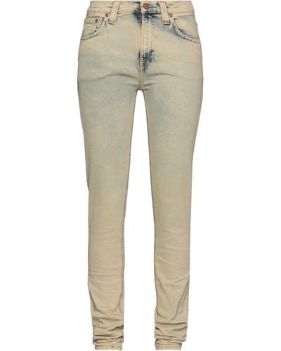 Nudie Jeans Denim Trousers - Natural