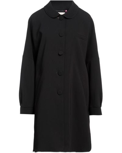 Maison Common Overcoat & Trench Coat - Black